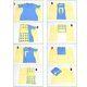 thumbnail image 5 of Ropa Plástico Tablero Plegable Carpeta Camisa para Herramienta Almacenamiento El (), 5 of 9
