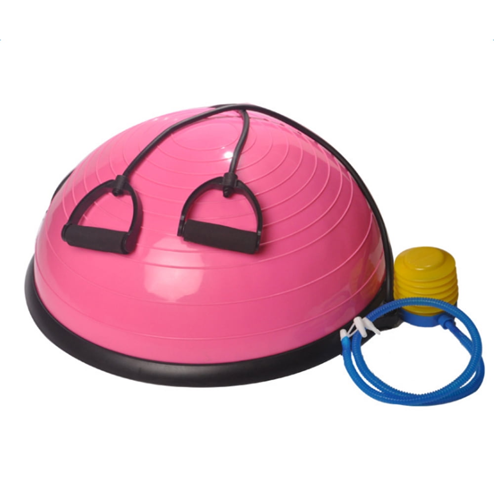Exercise Ball Yoga Balance Ball, Pink Exercise Workout Yoga Ball for