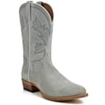 thumbnail image 4 of Zapatos de cabeza redonda con tacón grueso, retro, bordados, talla grande, botas para hombre, 4 of 5