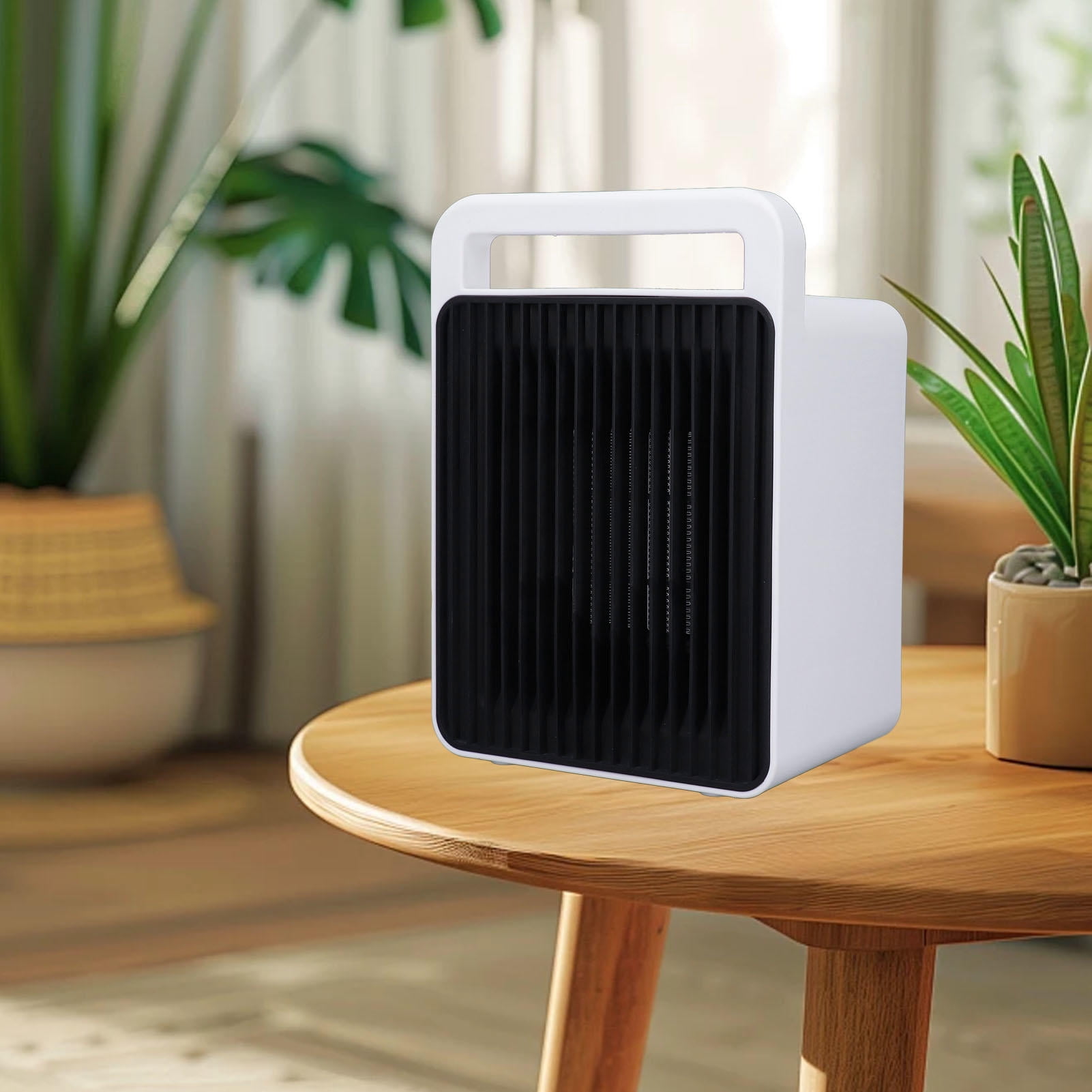 Suodoka Compact Rapid‑Heat Desktop Electric Heater – Energy‑Saving, Portable, Safe, 220V EU Plug, Ideal for Office, Bedroom, Kitchen