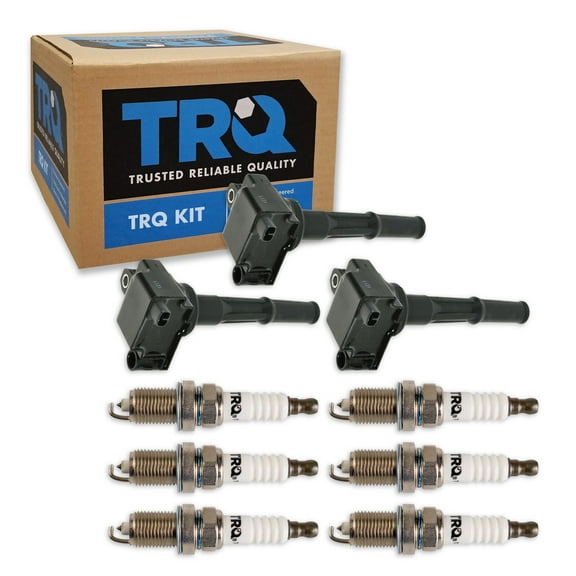 TRQ Ignition Coils & Spark Plugs Fits 96-02 4Runner 95-04 Tacoma 00-04 Tundra TKA05931