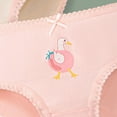 thumbnail image 4 of NIEWTR Toddler Girls Underwear Cotton Panties Kids Briefs Super Soft Cute Animal Pattern（A01-Light Pink,4-5 Years), 4 of 5