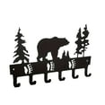 thumbnail image 1 of Animal Themed Metal Towel Hook Wall Mounted Rack For Bathroom Kitchen Home Durable Bear Deer Wolf Design, 1 of 3