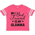 thumbnail image 3 of Inktastic My Best Friend is My Glamma with Hearts Boys or Girls Toddler T-Shirt, 3 of 5