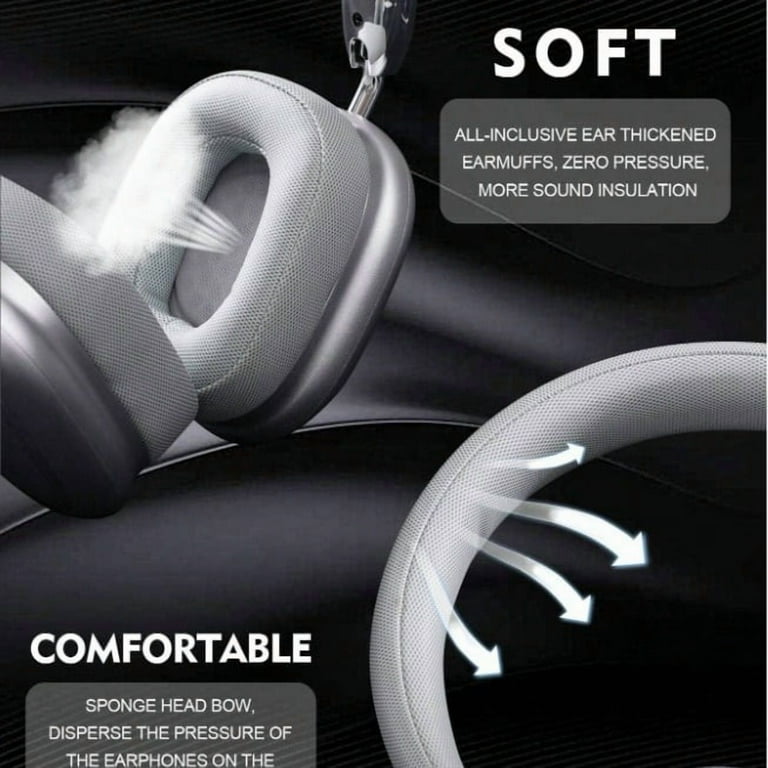VEAT00L Wireless Bluetooth Headphones, 40-Hr Playtime, Mics