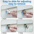 thumbnail image 5 of Vinyl Siding Hooks Hanger (10/15/20 Pack), Heavy Duty Siding Clips for Hanging on Patio, No-Hole Needed Stainless Steel Siding Clips to Decor Wreath Things for Horizontal Vinyl Siding, 5 of 7