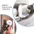 thumbnail image 4 of Dog/Cat Brush Grooming Comb,Self Cleaning Slicker Brushes with Smooth handle,Pet Grooming Tool with Cleaning Button, 4 of 4