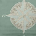 thumbnail image 2 of Simply Daisy 14" x 20" Compass Nautical Decorative Indoor Pillow, 2 of 3