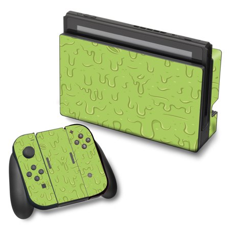 Skin Decal For Nintendo Switch Vinyl Wrap / Dripping Cartoon Slime Green