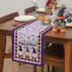 thumbnail image 4 of Halloween Purple Gnome Table Runner Long Kitchen Dining Table Decoration for Holiday Wedding Indoor Outdoor Party, 4 of 5