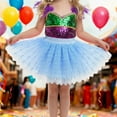 thumbnail image 4 of Shadoumai Dress for Girls Carnival Tutu Skirt Classic Net Waist Party Dress for Dance Performances and, 4 of 6