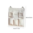 thumbnail image 3 of PoyoKee Over The Door Organizer, Multi Pocket Hanging Storage Bags for Bathroom Bedroom, Foldable Wall Decor Closet Organizer with Rope Mount, 24x18, 3 of 7