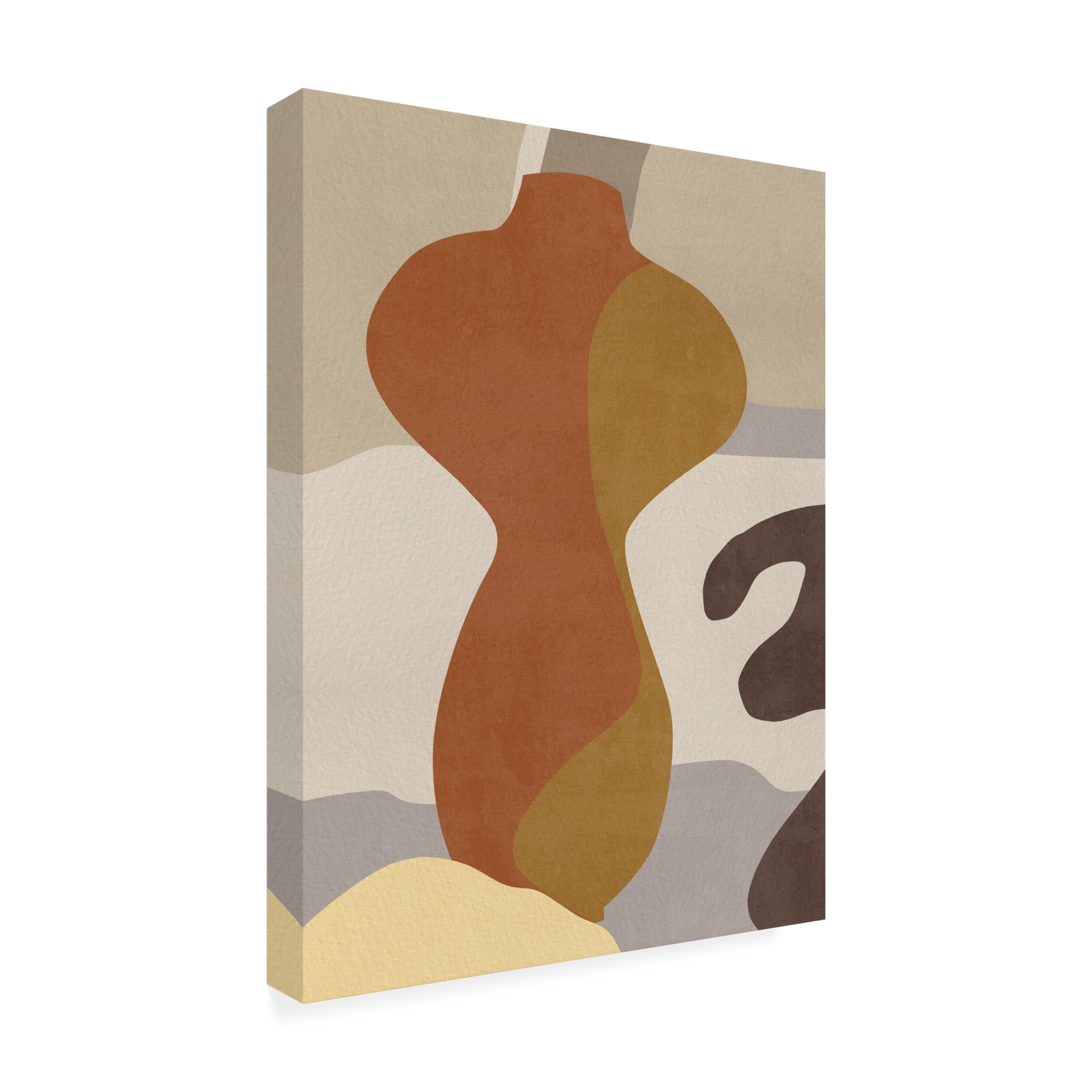 Trademark Fine Art Melissa Wang  Cubist Vase IV Canvas Wall Art
