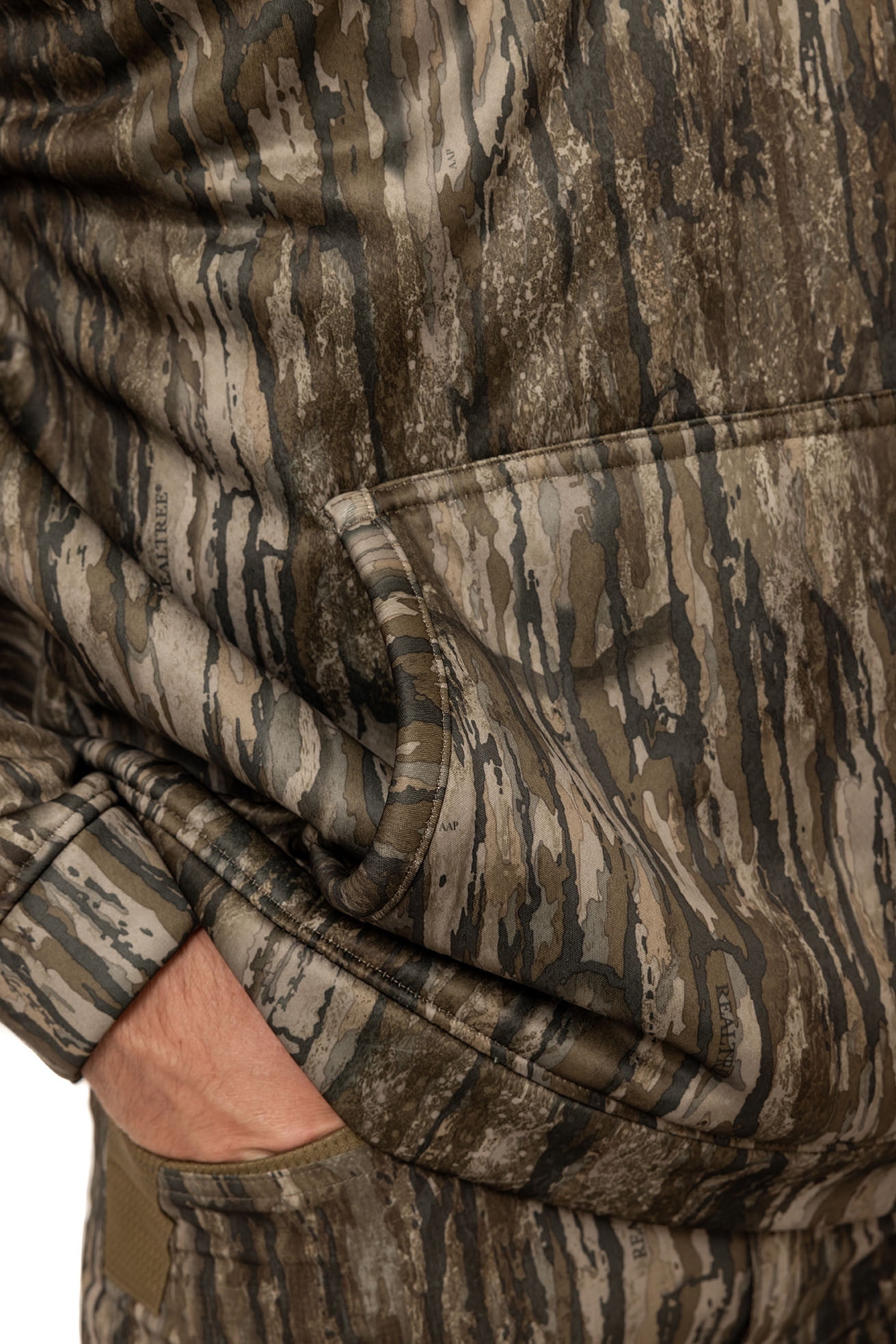 Realtree Men's Camo Hunting Hoodie - High Pile Pullover for Outerwear | Size S-4X