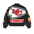 thumbnail image 3 of Men's Chalk Line Black Kansas City Chiefs Pennant Varsity Full-Snap Jacket, 3 of 3
