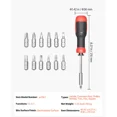 thumbnail image 4 of 13-in-1 Magnetic Screwdriver Set with Phillips,Flat,Torx,and Square Bits-Compact Precision Tool Kit for Home,Automotive,and Furniture Repairs, 4 of 6
