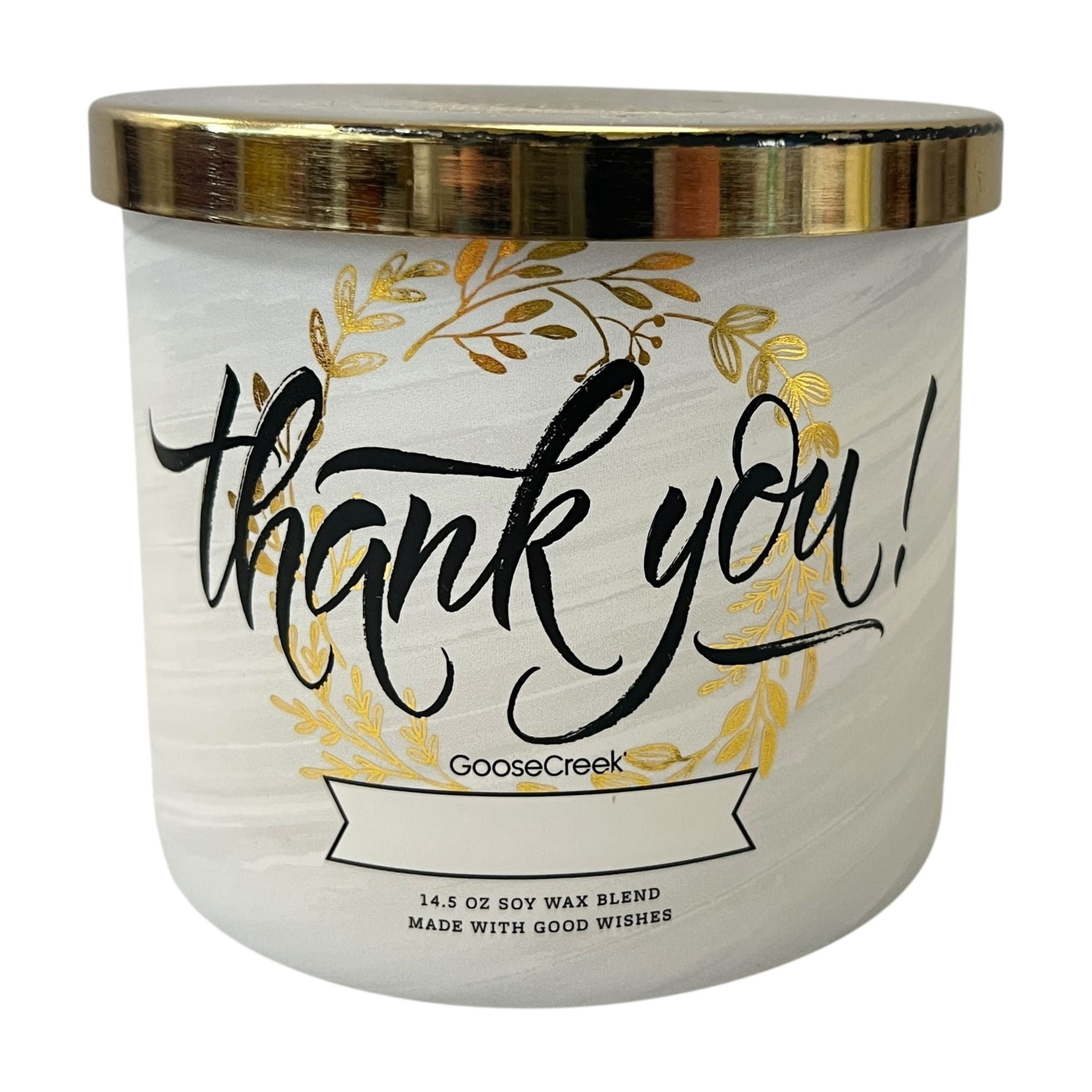 Goose Creek Thank You 3 Wick Candle 14.5 oz