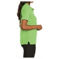 thumbnail image 3 of Yellow Rooster Women's Silk Touch Classic Female Polo Shirt Lime S, 3 of 6