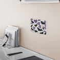 thumbnail image 6 of Dailycode Light Switch Plate Covers 2 Gang Wall Plate Plastics Outlet Covers for Kitchen Home Office Decor Black Bats and Purple Heart, 6 of 8