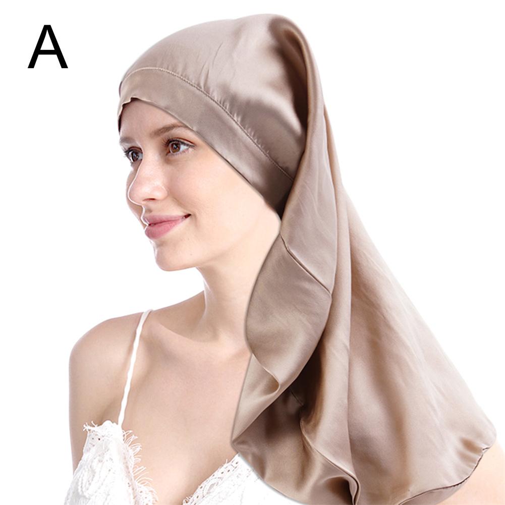 Extra Large Sleep Cap Long Satin Night Cap For Braids Curly Sil