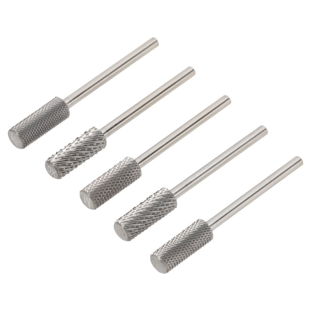 Brocas Para Uñas, 5 Brocas Profesionales Para Uñas De Carburo De Tungsteno Ampliamente Aplicables Con Caja De Almacenamiento Para Salón De Uñas Para Principiantes