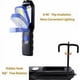 thumbnail image 2 of Lámpara de antorcha Desiderio Lámpara de mecánico LED recargable Lámpara de trabajo COB portátil Batería recargable por USB de 2800 mAh Lámpara de antorcha LED con imán, gancho y cable de carga, 2 of 5