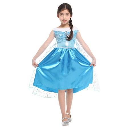 Girls' Disney Princess Elsa Frozen Dress-Up Play Costume
