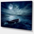 thumbnail image 2 of Boat Driftinga Away from the Past - Landscape Canvas Art Print, 2 of 4