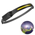 thumbnail image 2 of Linterna frontal, linterna frontal LED recargable COB de 270° con haz ancho y sensor de movimiento, linterna frontal brillante, ligera, resistente al agua, para correr al aire libre,, 2 of 8