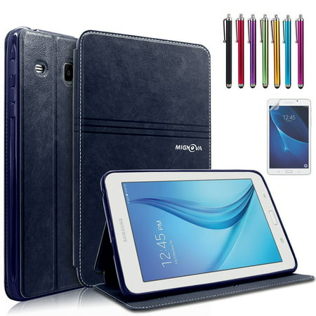 Mignova Galaxy Tab A 7.0 Folio Case - Ultra Slim Lightweight with Kickstand Case Cover for Samsung Galaxy Tab A 7.0 7-inch Tablet 2016 Release (SM-T280 / SM-T285)
