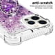 thumbnail image 3 of Funda para iPhone 12 PRO MAX con Brillo Líquido Flotante, Purpurina, Parachoques y Anillo Giratorio Soporte, 3 of 5