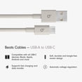 thumbnail image 2 of Cable Beats USB-A a USB-C de carga rápida 1.5 m para Apple y Android, 2 of 7