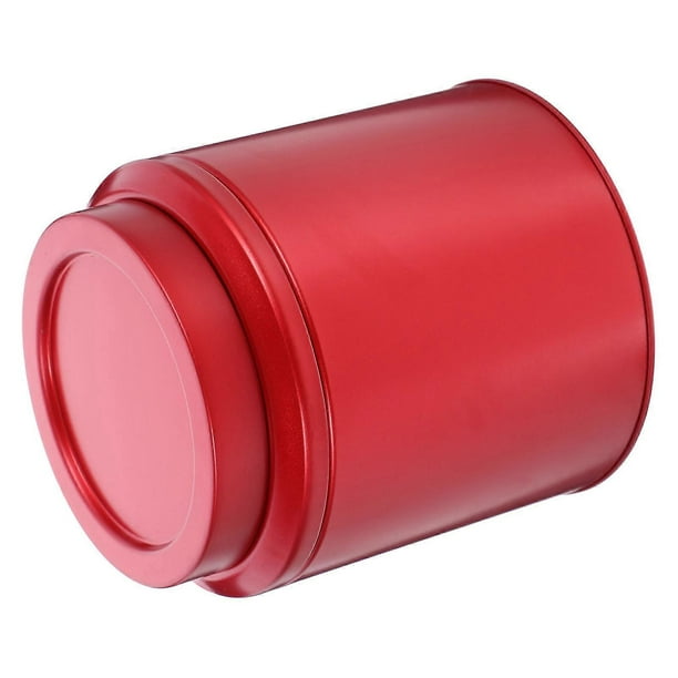 Sealable Tea Canister For Office Use In Classic Style With Red Color For Protecting Tea 1Pack