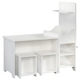 thumbnail image 1 of Sauder Pinwheel Engineered Wood 3-Piece Kids Activity Center Set in Soft White, 1 of 22
