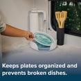 thumbnail image 3 of Camco Stack-A-Plate - Plastic with Non-Slip Backing, Bright White (43601), 3 of 11
