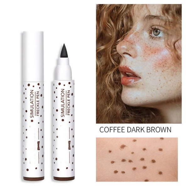 Ganfancp 2.5Ml Freckle Pen Natural Lifelike Freckle Makeup Pen Color Pecas Longlasting Soft Sopt Pen For Natural Effortless Makeup Rebajas Flash Deals 1X Bolígrafo de Pecas
