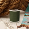 thumbnail image 5 of Miyuki Beading Thread – Pre-Waxed Nylon String for Stringing Projects, 50 Meter/55 Yard Spool, Green Color, .2mm Diameter, Made in Japan, 5 of 7