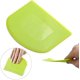 thumbnail image 2 of Dough Scraper Bowl Scraper Bread Cream Cake Pizza Cutter Cake Scraper Food Grade Not Sticky Flexible Cake Cream Spatula Dough Cutter Kitchen Gadget Accessories for Pastries Green, 2 of 5