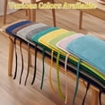 thumbnail image 4 of Cateissary Cojín de felpa para banco de interior, 30x80cm, antideslizante, lavable, funda para cojín de asiento, cojín para banco de cocina Decoración del hogar B 30*80cm, 4 of 6