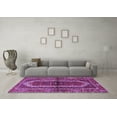 thumbnail image 3 of Ahgly Company Indoor Rectangle Persian Purple Traditional Area Rugs, 3' x 5', 3 of 4
