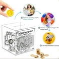 thumbnail image 3 of 10K Smash Box for Money, 10K Savings Challenge Box, Clear Acrylic Cash Vault Money Saving Box with Money Target and Numbers, 365 Day Money Saving Challenge Box for Cash Coin (5K), 3 of 8