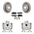 thumbnail image 1 of Transit Auto Rear Disc Brake Caliper Rotors and Semi-Metallic Pads Kit for Car Cadillac XTS KC8-101358P, 1 of 11