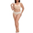 thumbnail image 2 of INSPIRE CHIC Women's Pocket Bra for Silicone Breast Forms Full Coverage Minimizers, Available in Plus Size D 40 Beige, 2 of 4