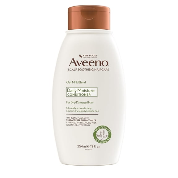 Aveeno Oat Milk Blend Daily Moisture Conditioner, 12 fl oz