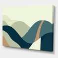 thumbnail image 3 of Landscape With Hills Abstract Geometric Art 12 in x 8 in Painting Canvas Art Print, by Designart, 3 of 4