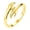 Gold, variant on Hug Rings for Women Stainless Steel Open Adjustable Embrace Hands Wrap Unique Statement Band Meaningful Friendship Personalized Gift Everyday Casual Jewelry Silver Plated