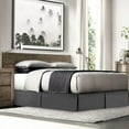 thumbnail image 5 of Luxury Dust Ruffle Double Brushed Microfiber Pleated Bed Skirt 14" Tailored Drop, 5 of 8