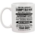 thumbnail image 2 of To My Grandpa Coffee Mug From Grandchildren Unique Gifts Grandparents They Will Never Find Your Body White Ceramic 11 15oz Tea Cup For Grandparent's Day, 2 of 6