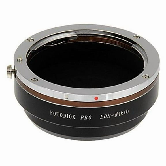 Fotodiox EOS-N1-P Pro Lens Mount Adapter - Canon EOS D-SLR Lens To Nikon 1-Series Mirrorless Camera Body