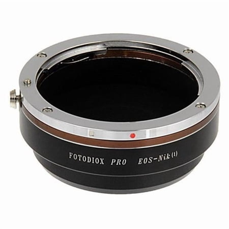 Fotodiox EOS-N1-P Pro Lens Mount Adapter - Canon EOS D-SLR Lens To Nikon 1-Series Mirrorless Camera Body